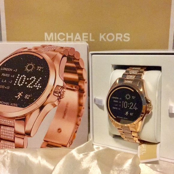 Michael Kors Accessories - Michael Kors Gold Bradshaw Smart Watch